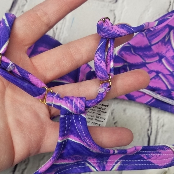 Midori dragon fruit bikini padded bikini swim top new - Picture 3 of 7